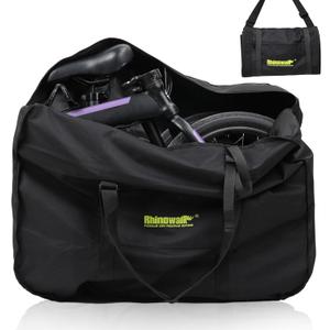 Rhinowalk 20/26inch Folding Bike Bag Waterproof Biycle Travel Case Carrying Case Outdoors Bike Transport Bag for Car Train Air Travel