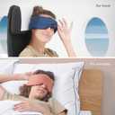 Infinity Travel - Bamboo Sleep Mask - Silky Soft Eye Mask - Comfortable - 100% Light Blocking Night - Machine Washable (Midnight Grey)