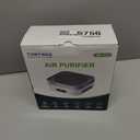 Air Purifier for Home  True HEPA Filter for Pets, Smoke & Allergies | 600 Sq Ft Coverage | Ultra-Quiet & Portable for Bedroom/Travel (1 Pack, Grey White)