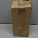 Toovip 100 Pack 5.25x3.25x8.25 Inch Small Plain Brown Kraft Paper Bags with Handles Bulk, Gift Bags for Favor Grocery Retail Party Birthday Shopping Business Goody Craft Merchandise Take Out Sacks