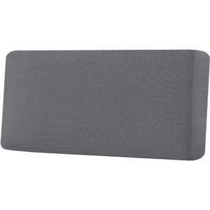 H.VERSAILTEX Super Stretch Individual Seat Cushion Covers Sofa Covers Couch Cushion Covers Slipcover Sets Thick Jacquard Textured Twill Fabric (1 Piece Sofa Cushion Cover, Grey)