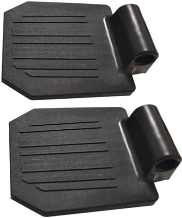 1 Pair of Universal Footplate for The Wheelchair, Transport Chair Footrest Elevating Leg Rests Replacement Parts for Standard Wheelchair Repair Parts
