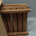 Teak Shower Bench, 32" Solid Wood Shower Stool for Inside Shower to Sit On, Wooden Bathroom Shower Seat Waterproof
