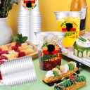 VDESFUEBY Black History Month 12oz Reusable Clear Plastic Cups (40PCS)- African American Heritage Festival Decorative Cups