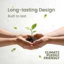 dancemoon JustHang Shower Squeegee for Glass Doors, All-in-One Award-Winning Silicone Squeegee with Built-in Hook for Bathroom, Window, Mirror, Tile Wall, Car, Streak-Free Cleaner Tool, 10-Inch Black