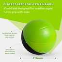 BAMMAX Mini Basketball for Mini Hoop | Indoor or Inside and Silent Play for Nerf Hoop | 4-inch for Kids & Toddlers | Soft Foam Basketball Indoor Game (Pack of 2).