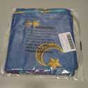 XCHI Green Castle Golden Lantern Stars and Moons Ramadan Mubarak Tablecloth Rectangle Table Cloth Table Covers for Indoor Dining Home Party Decorations 52x70 Inch