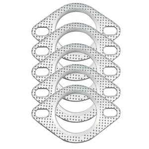 2-Bolt 2.36inch 60mm Exhaust Flange Gasket for Turbo Manifold Header Down/Dump Pipe Flange, High Temperature Exhaust Gasket 5 PCS