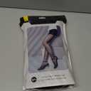 EXQUISLIFE Fleece Lined Tights Sheer Women - Fake Translucent Warm Pantyhose Leggings Sheer Thick Tights, for Winter (Medium, Black+black)