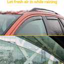 in-Channel Window Visors Rain Guards for 2019-2026 Chevy Silverado/GMC Sierra 1500 Crew Cab, Window Vent Wind Shades Deflectors