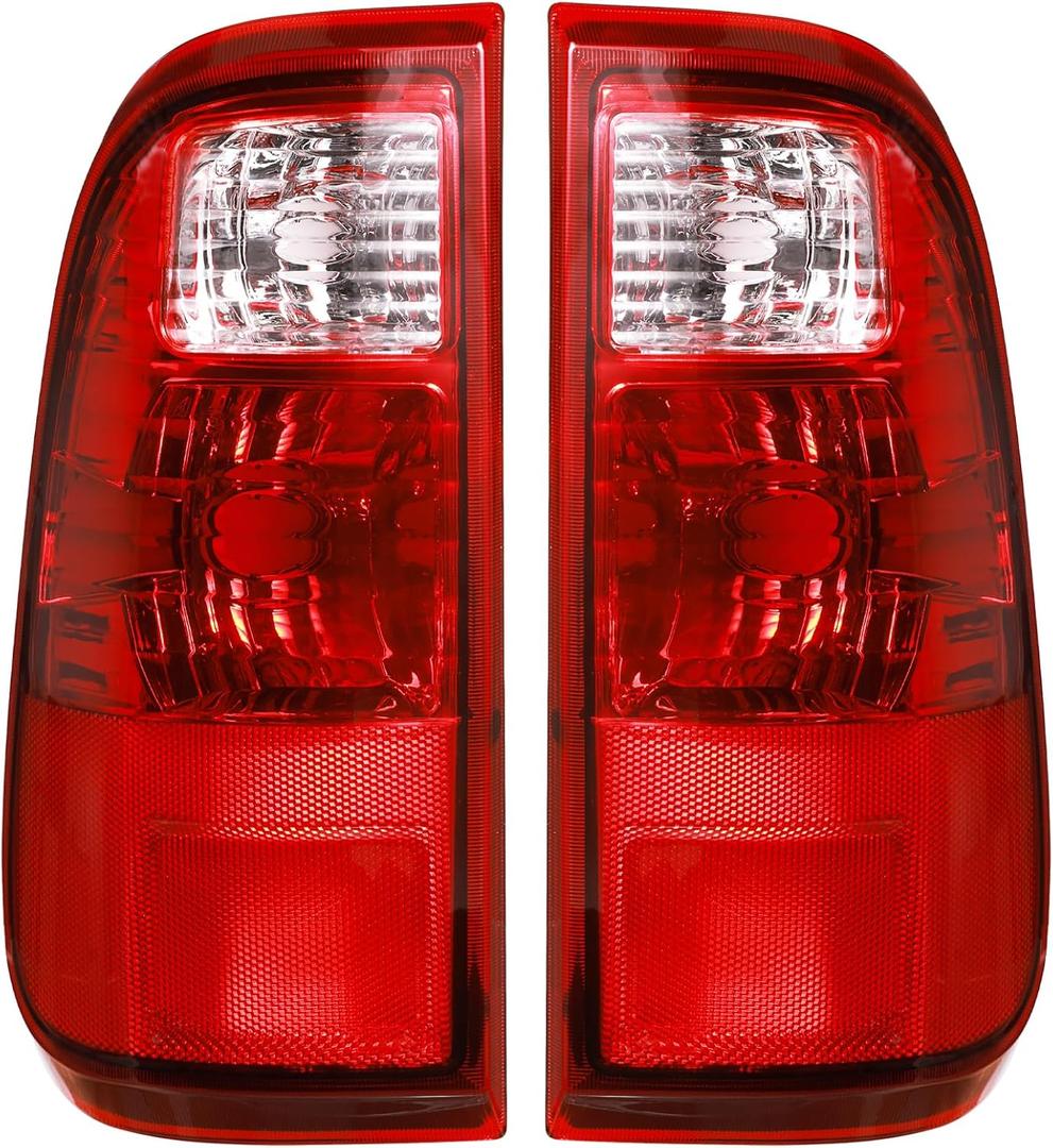 Boine Tail Light Compatible With 2008-2016 Ford F250 F350 F-250 F-350 Driver and Passenger Side Rear Light Brake Lamps Replaces FO2800208 FO2801208