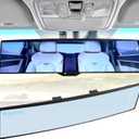 Broadway Rear view Mirror Wide Angle Panoramic Anti Glare Blindspot Accessories Universal Interior Car Convex Mirror for Car SUV Trucks Blue