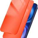 2 x 2 Pack for iPhone 16 Privacy Screen Protector Tempered Glass 6.1 inch Private Protective Film Anti-Blue Light Anti Spy No Bubble Simple Assembly Gradient Red Orange