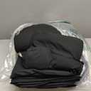 CozyLux Queen Comforter Set Black, 7 Pieces Bed in a Bag Soft Bedding Comforter Set with Sheets, All Season Boho 7PC Bed Sets with Comforter, Fitted Sheets, Flat Sheets, Pillow Shams and Pillowcases, 104" x 96"