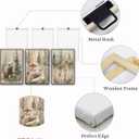 3 Pcs Woodland Animal Nursery Canvas wall art Wild Animals Forest Pictures Wall Decor Paintings hedgehog Bear Deer Watercolor Poster Prints for Boys Girls Room Home Artwork Decoration12inx16in canvas