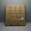 Cumbor 29.7-54.2" Wide Baby Gate for Stairs, Mom's Choice Awards Winner-Self Closing Dog Gate Indoor for Doorways, No Drilling Pressure Mounted Pet Gates for Kids, Easy Walk Through Safety Gate, Brown