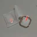 Misxi 2 Pack Tempered Glass Case Compatible for Apple Watch Series 11 (2025) Series 10 46mm, Hard PC Screen Protector Overall Protection Scratch-Resistant Cover for iWatch, 1 Rose Gold + 1 Transparent