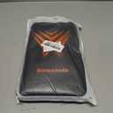 Seiwehido Extended Leg Knee Ice Pack Wrap for Injuries Compression, Reusable Soft Gift Gel Freeze Knees Brace for Swelling Replacement Surgery, Cold Therapy for Arthritis, Meniscus Tear (Knee-Black-2 Pack), One Size