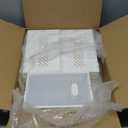 Shoe Storage, 12 Pack Shoe Organizer for Closet, Shoe Boxes Clear Plastic Stackable Shoe Containers with Lids for Size 10 (Large, White)