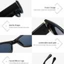 Kursan Retro Thick Frame Sunglasses for Women Men Classic 90s Chunky Sun Glasses Shades UV400