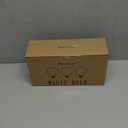 Porseme 3D Fireworks Decorative Light Bulb, E26 Base, 4W, AC100-240V, Glass Bulbs with Soft Warm Light, Shiny Decor for Home, Bedroom, Party (Included 3-Pack G80 Bulbs)