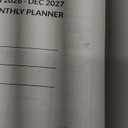 Travelers Notebook Inserts Jan 2026 - Dec 2027, Monthly Calendar Planner for 2 Years, Important Dates & Line & Dotted, 100gsm Paper, Regular Size Journal, 8.3'' x 4.25'', Black