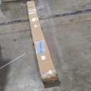 Paramondo Retractable Door Screen for Single Door, Free Stop Sliding Patio Doors - Durable White Aluminium Frames with Fiberglass Mesh - White, Size 34 5/8" Wide x 81 3/8" High