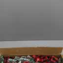 Christmas Swags for Decorating Outdoor, Garland Winter Swag Teardrop Ornament Pine Cone red Bow Decorative Props Pendant Wall Hanging for Front Door Indoor Outdoor Wall Hanging Wreaths Decor (2 Pack)