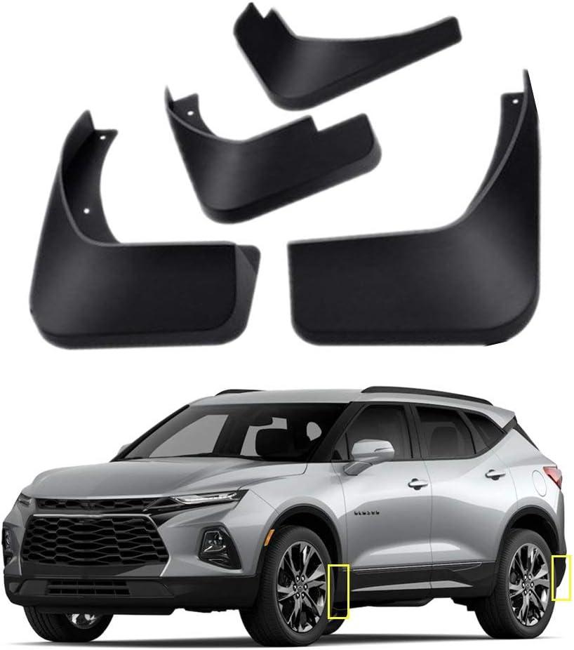 Mud Flaps Kit for Chevrolet Chevy Blazer 2019-2024 Mud Splash Guard Front and Rear 4-PC Set by TOPGRIL