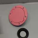 JeCar JK Fuel Filler Cover Gas Cap Aluminum Alloy Gas Tank Door Exterior Accessories for Jeep Wrangler 2007-2018 JK JKU, Pink