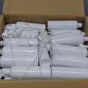 Eccliy 64 Pcs 8 oz Spray Bottles Fine Mist Cleaning Bottles Clear Empty Plastic Travel Sprayer Refillable Sprayer with Cap for Cleaning Solutions Oils Travel Perfumes(Snowy)