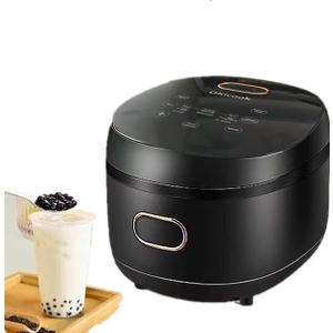Boba Cooker Commercial Boba Pot 5L Automatic Pearl Tapioca Cooker for Boba Tea & Bubble Tea & Milk Tea Touchscreen 110V