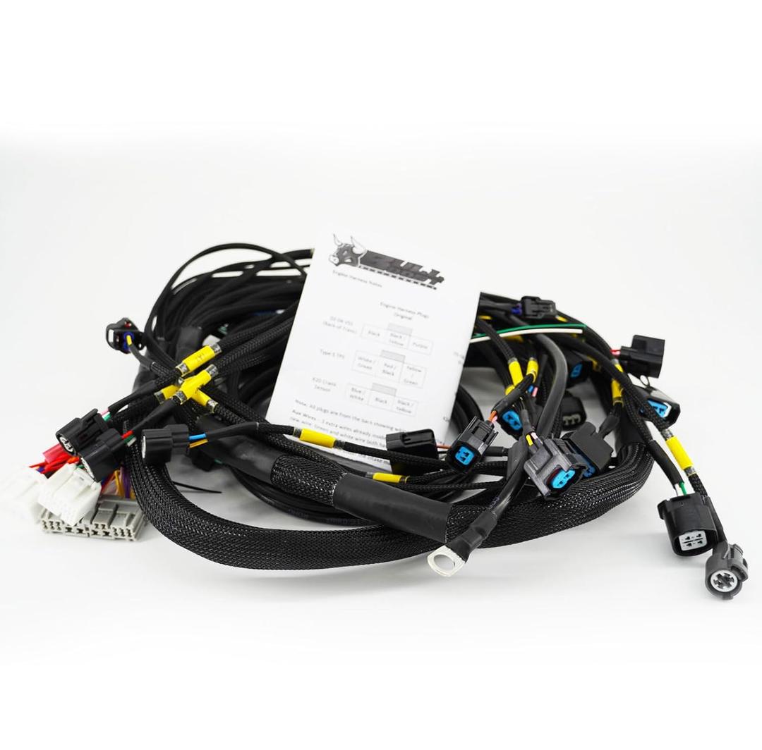 K20 K24 K-Series Tucked Engine Harness for Honda Acura K-Swap Integra CRX EK EG EP3