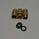 HQMPC Garden Hose Quick Connect Solid Brass Quick Connector Garden Hose Fitting Water Hose Connectors 3/4 inch GHT (3 SETS)