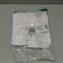 Amazer White Long Shower Curtain Liner Washable, 72 x 78 Inches, Fabric Shower Liner with 2 Bottom Stones, Waterproof 2-in-1 Shower Curtain and Liner, 12 Grommet Holes, Hotel Quality, White