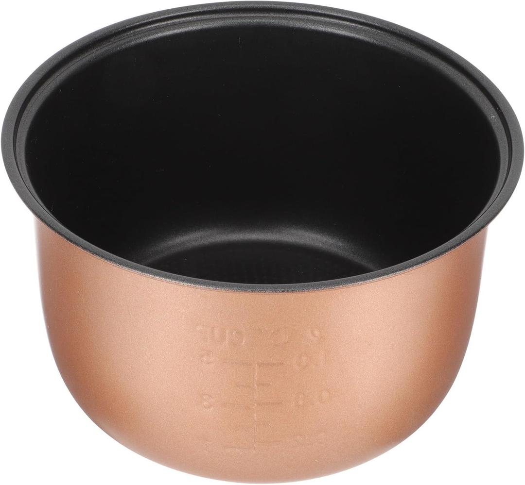 ULTECHNOVO Inner Cooking Rice Cooker Rice Cooker Inner Pot - Ceramic Cooking Pot Household Non-stick Electric Cooker Accessory(Golden) Tiger