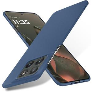 Bastmei for Motorola Moto Edge 2025 Case, Minimalist Phone Cases Extremely Light Ultra-Light Super Slim Thin Camera Protection Hard PC Cover for Motorola Edge 2025 Matt Case (Gravel Blue)