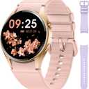 Smart Watches for Men/Women, 1.26" HD Smart Watch for Android Phones & iPhones (Make/Answer Calls), IP68 Fitness Watch for Women/Men with 110+ Sport Modes, Heart Rate Monitor, Sleep Tracker, Gift (Gold)