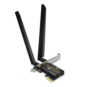 TPLink WiFi 7 BE9300 PCIe WiFi Card (Archer TBE553E) | TriBand Network Card for Desktop PC | Bluetooth 5.4 | Magnetic Antenna Base | LowProfile Bracket | Windows 10/11, Not Compatible with AMD