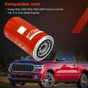 BT7349 5.9L 6.7L Cummins Oil Filters Fit for Dodge Ram 2500 3500 4500 5500 Trucks 8.3L Diesel Engines, Replaces 5083285AA, P550722 (3 Pack)