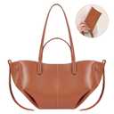 CHUNLI Trendy Satchel Bags for Women Luxury PU Leather Purses Work Tote with Top Handle Large Capacity Shoulder Bag
