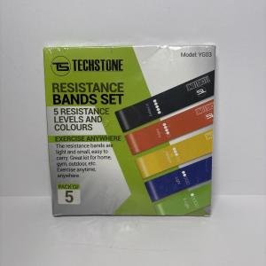 TechStone Resistance Band Set For Men & Women Pack of 5 Different Levels
