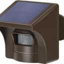 eMACROS Pro 3 Smart Solar Driveway Alarm System (2.4G Wi-Fi), App Push Notifications, 1/2 Mile (2600 ft) Wireless Range Motion Sensor, Weatherproof Property AlertSingle Sensor
