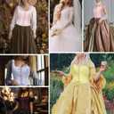 Century Star Corset Tops for Women - Renaissance Costume Pirate Medieval Floral Top Ren Faire Vest Victorian Plus Size Bodice (Small, 01 Red and Black Corset)
