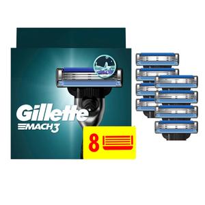 Gillette Mach3 Razor Refills for Men, 8 Razor Blade Refills (8 Count (Pack of 1))