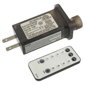 30V 6W 8 Mode LED Controller with Memory Function and IR Remote Control Low Voltage Transformer for Holiday String Lights,not Fit for 8 Mode with Control Box and 1 Mode String Light(1 pcs)