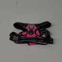 PoyPet No Pull Dog Harness, No Choke Front Lead Dog Reflective Harness, Adjustable Soft Padded Pet Vest with Easy Control Handle for Small to Large Dogs(Pink, Medium)