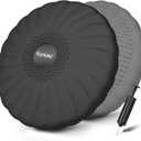 kisnbld Wobble Cushion, Extra Thick Wiggle Seat for Sensory Kids, Non-slip Balance Disc with Inflation Pump for Adults Core Strength, Posture Improvement & Physical Therapy (13.5in/ 34cm)