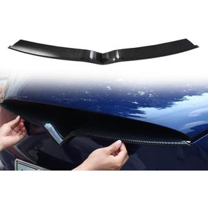 Front Grille Insert Trim for Tesla Model X 2016-2020 Car Exterior Accessories ABS Imitation Carbon Fiber Outer Decoration