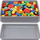 Maitys 15 Pack Plastic Art Trays 12 x 16 Inch Activity Crafts Trays Sensory Tray DIY Projects, Painting, Beads, Jewelry Office Home Organizer Arts and Crafts Supplies(Gray)
